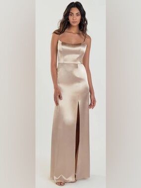 Jenny Yoo Chase Dress in Champagne
